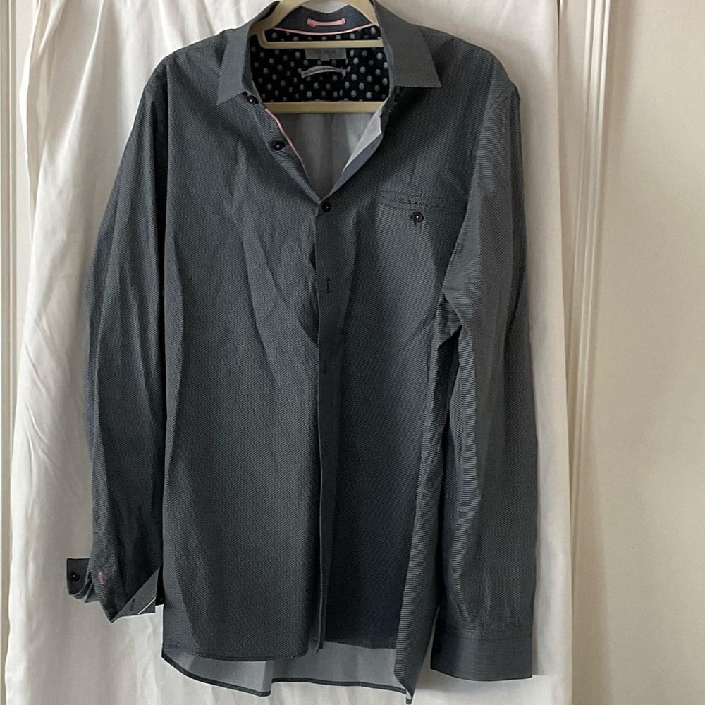 Ted Baker mens button down dress shirt